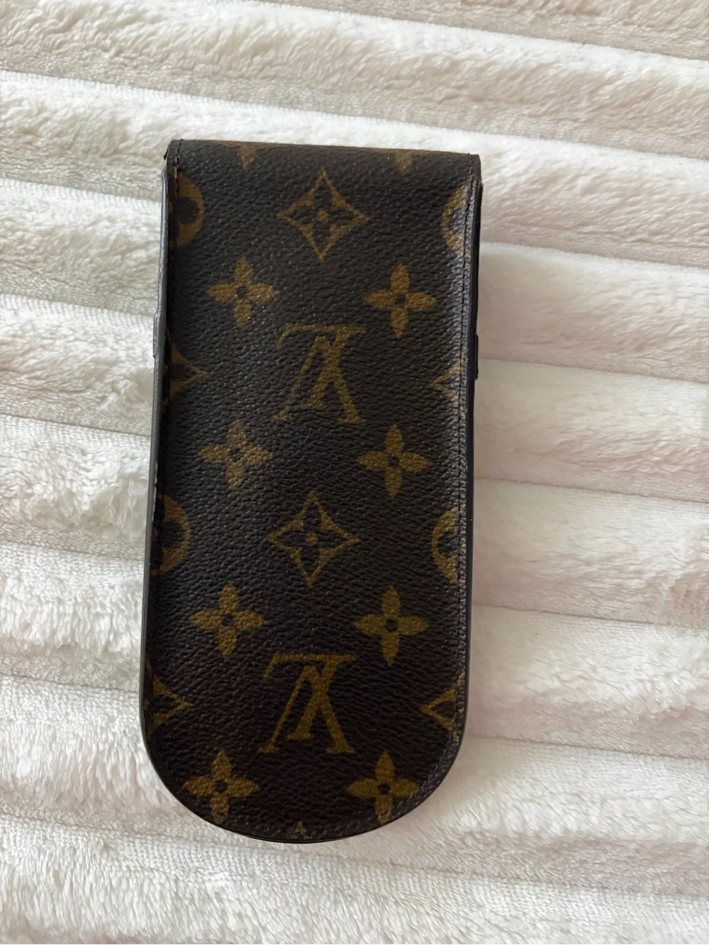 Louis Vuitton Monogram Brown eyeglasses holder.